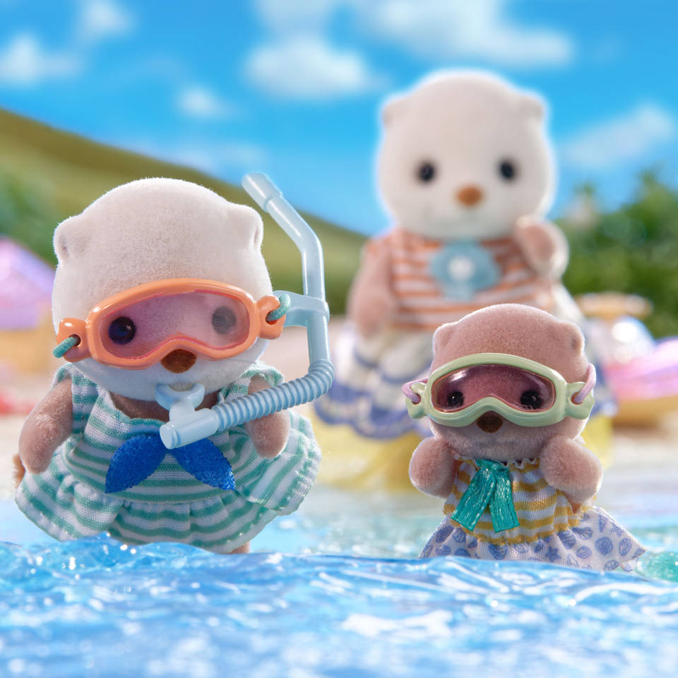 Sylvanian Families familie Zeeotter zussen splashy snorkelset 5804