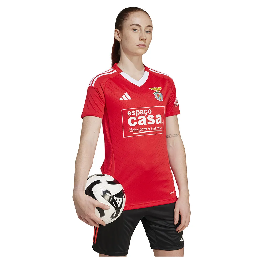 adidas Benfica 24/25 Heim Damen T-Shirt mit kurzen Ärmeln