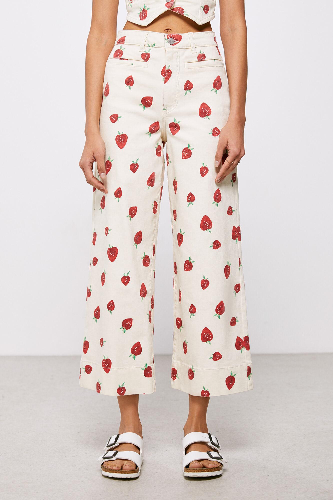 Calça jeans Berry-Cake - Marrom
