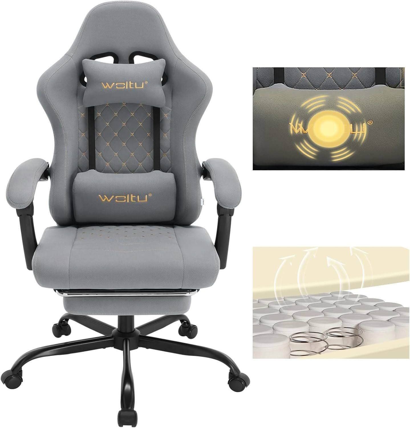 Woltu Gaming Stuhl mit Massagefunktion