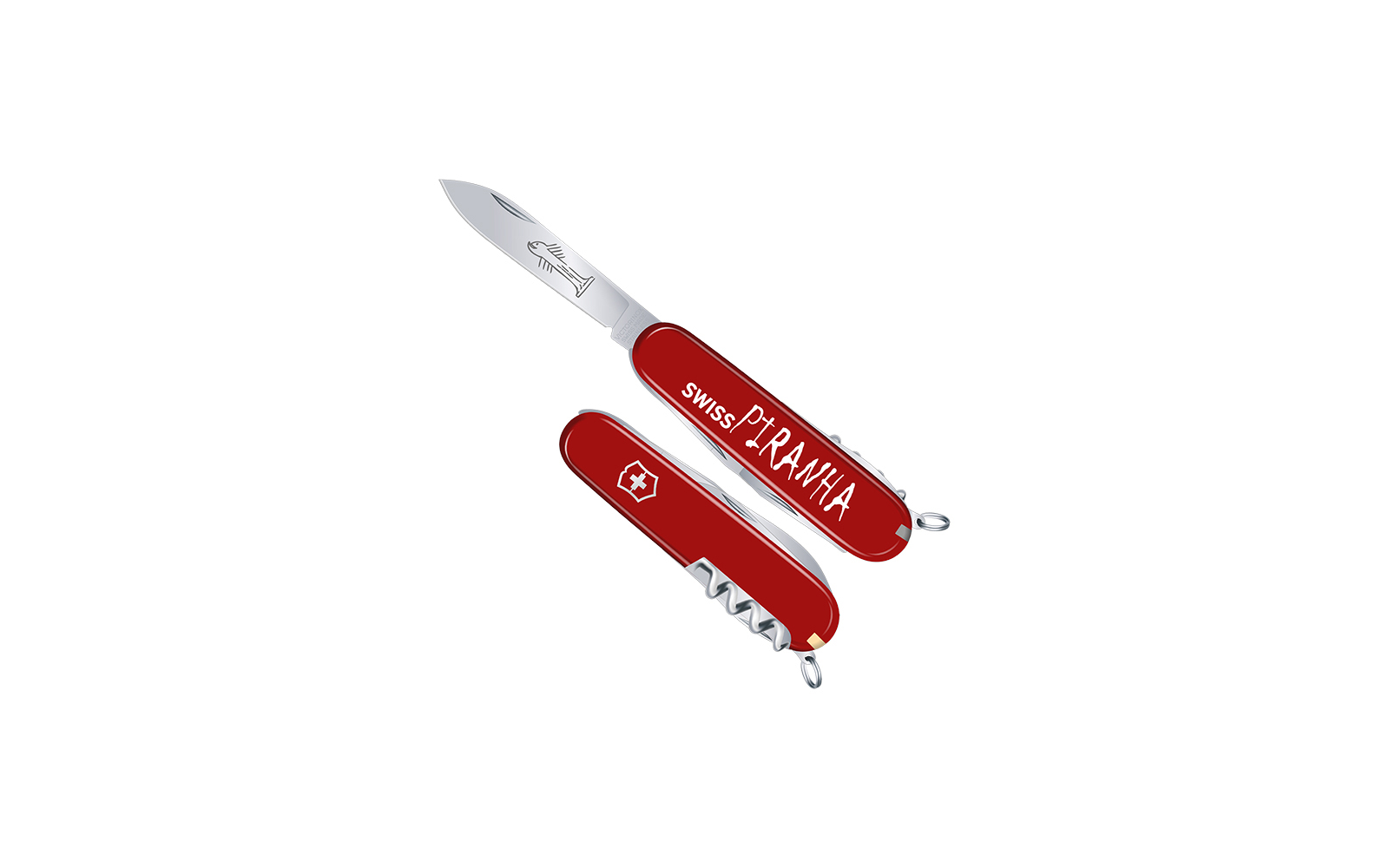 Swiss Piranha Victorinox Taschenmesser mit 13  Funktionen