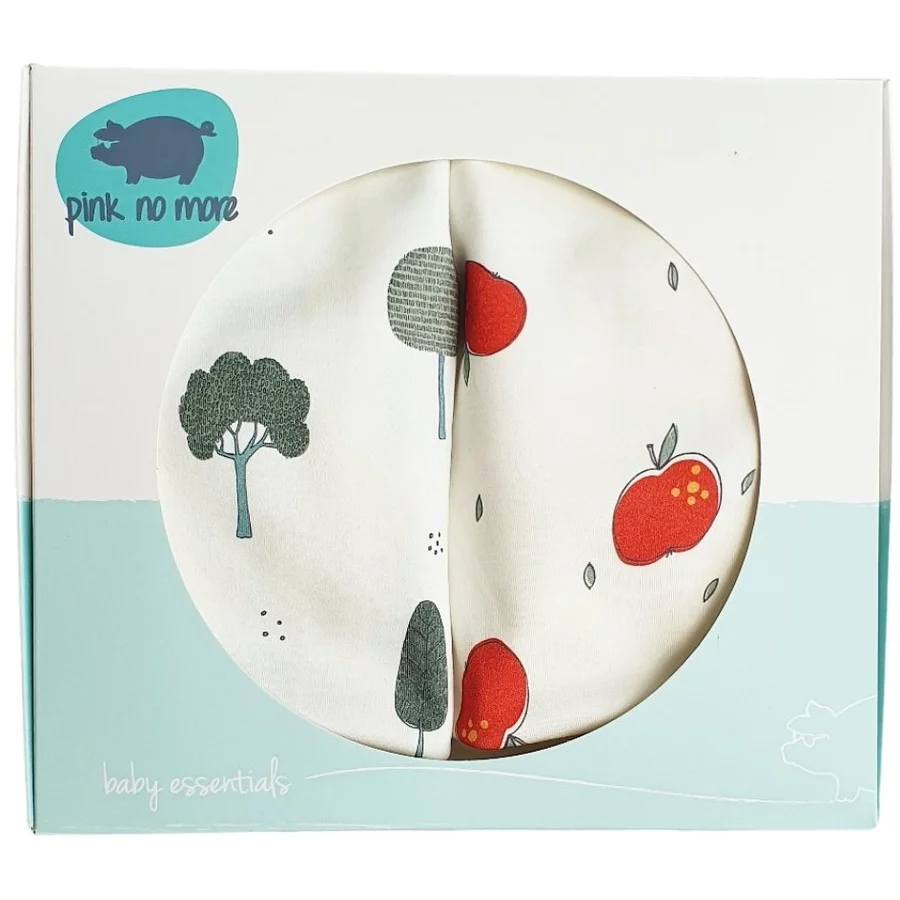 Pink No More 2er pack Bettlaken für Babywanne und Babywiege weiß grau