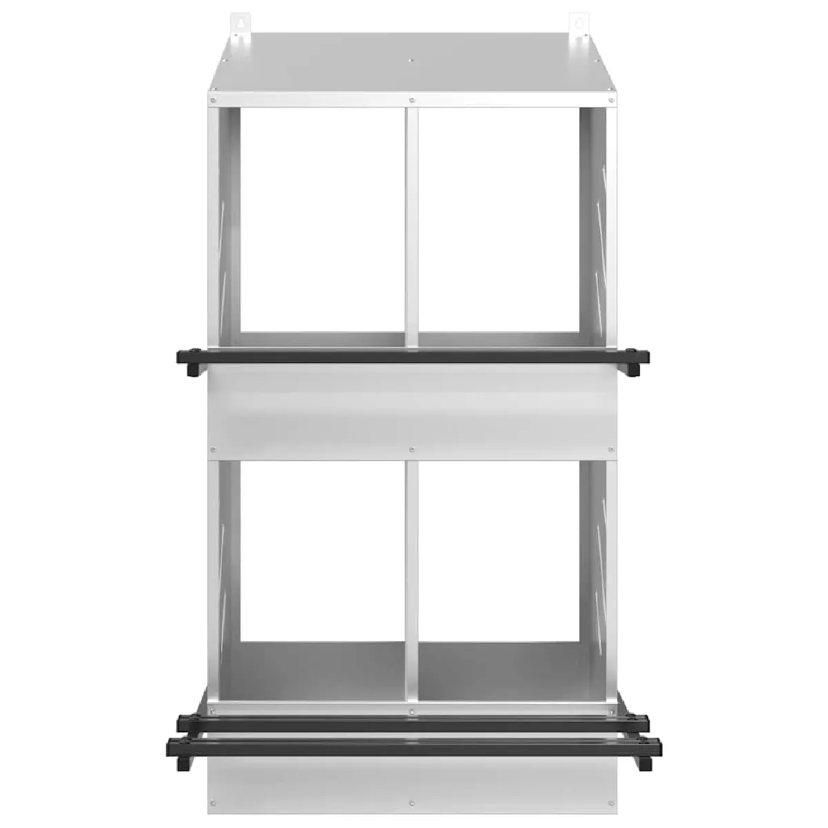 vidaXL Nichoir de poules avec 4 compartiments