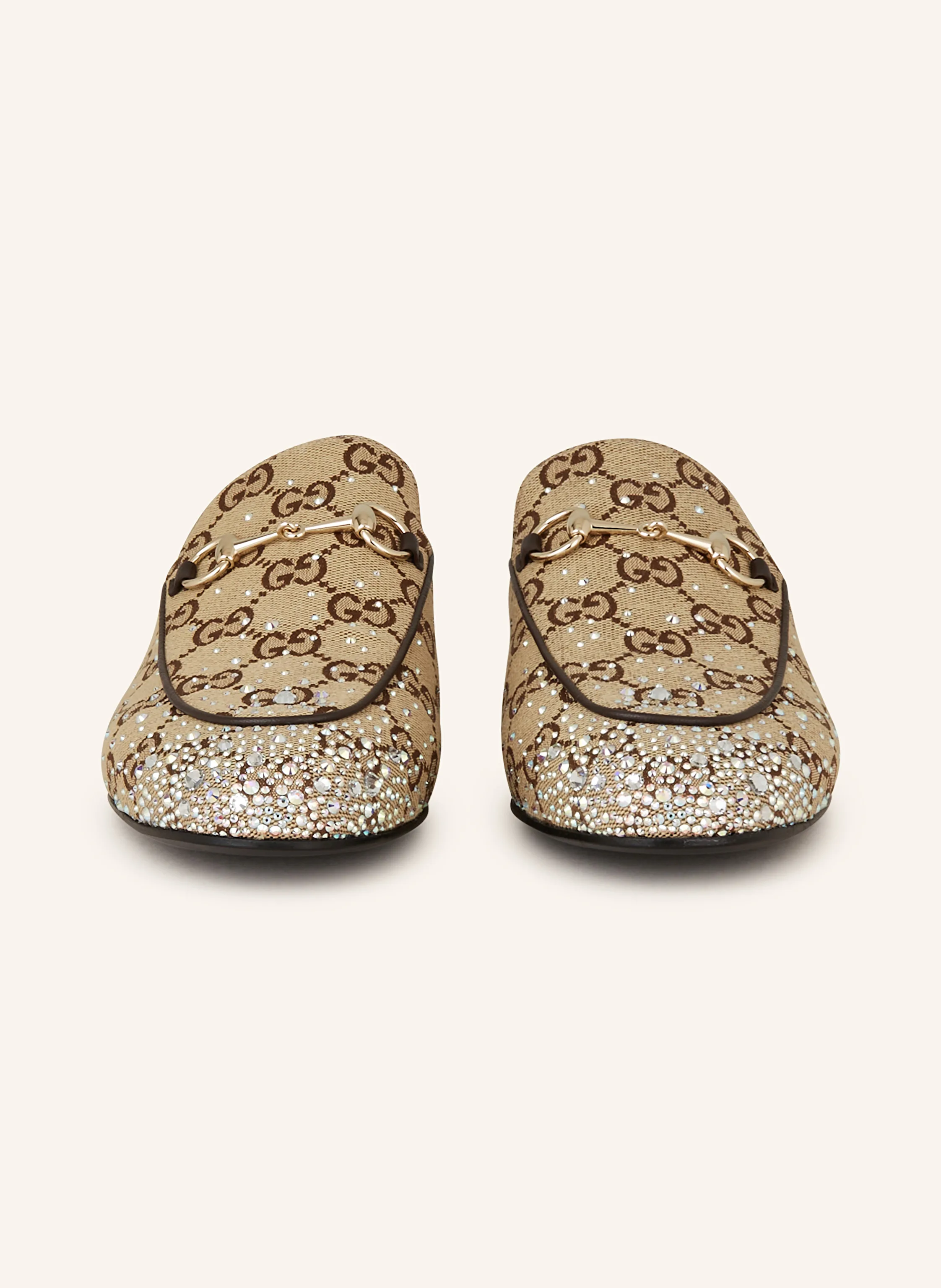 GUCCI Mules mit Schmucksteinen