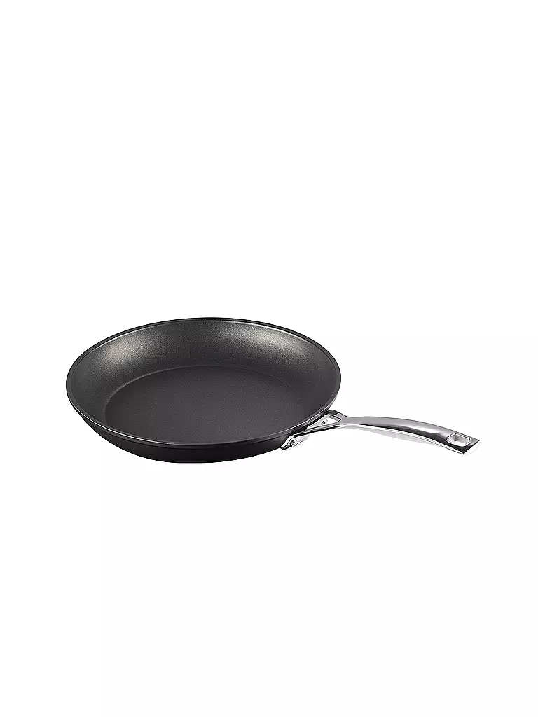 LE CREUSET Aluminium-Antihaft flache Pfanne 28cm Schwarz schwarz