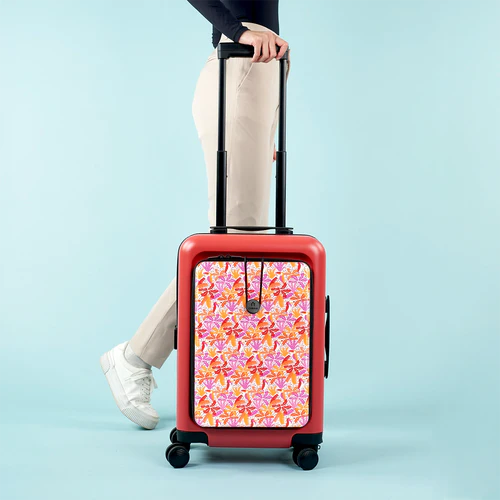 Valise rigide 4 roues LHR Pochette CPH orange