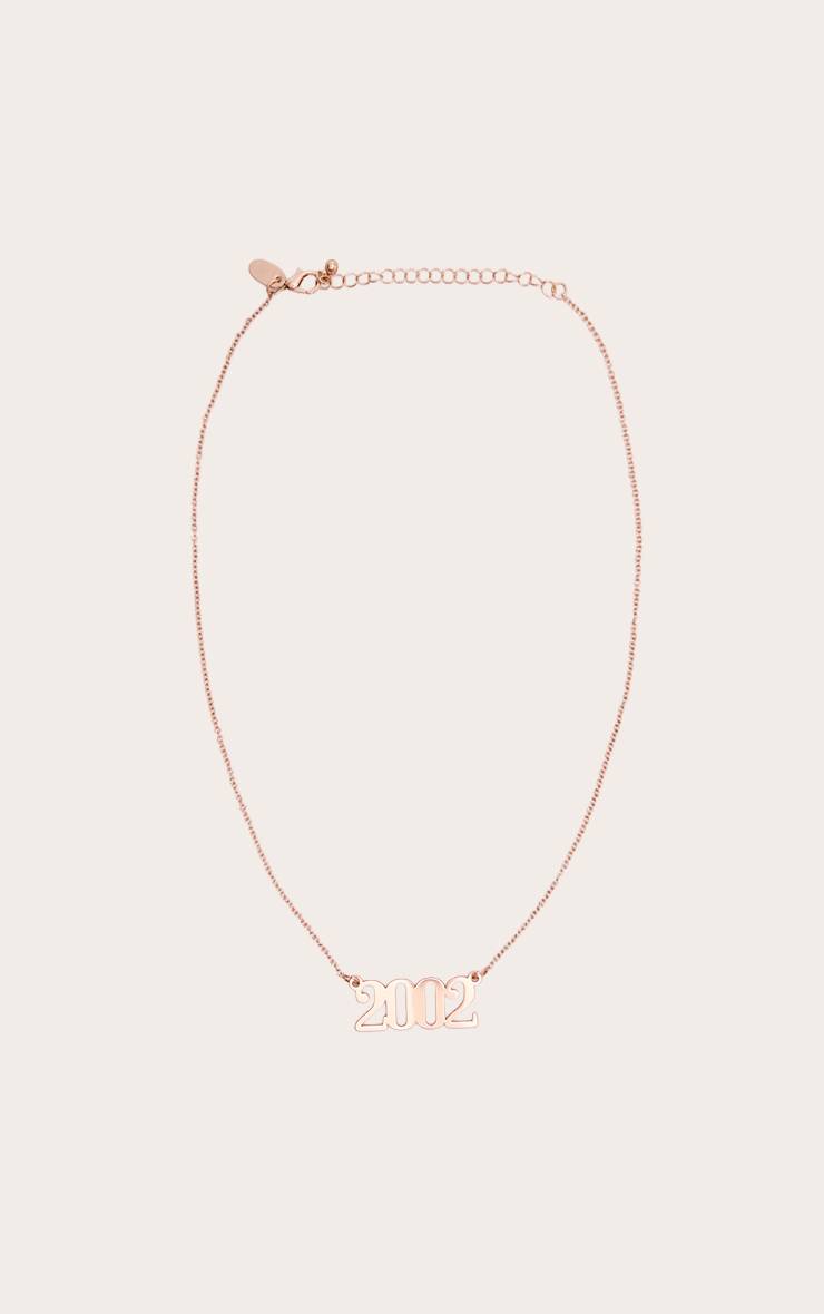 Doré Collier Année De Naissance 2002