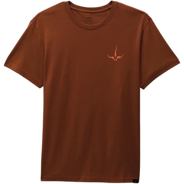 T-shirt PRANA HERITAGE GRAPHIC SS TEE M CRIMSON LOGO
