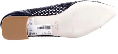 11865 Lilian zwart - maat 43.5 instapper zwart - maat 43.5 Calandschoen