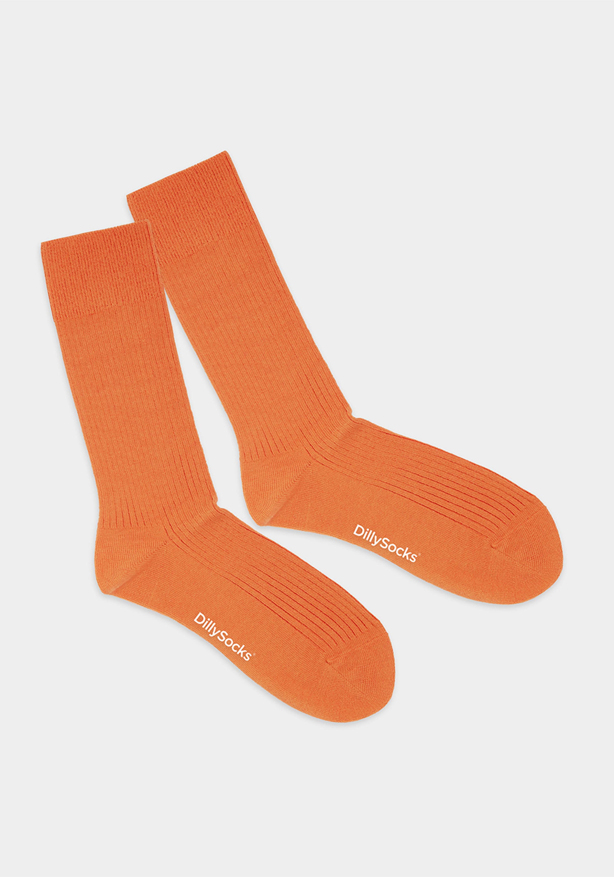 DillySocks Socken Ribbed Carrot Orange