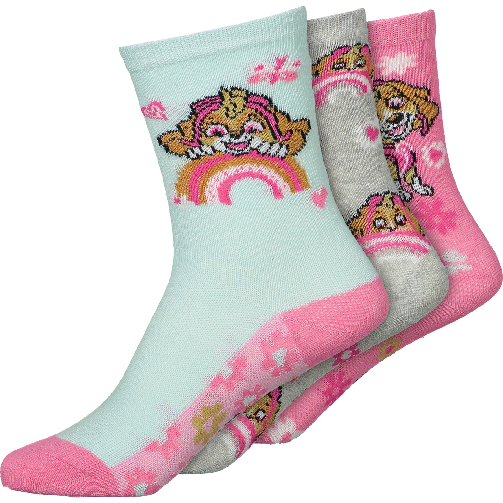 Kinder-Socken Paw Patrol, 3 Paar 27-30, grau