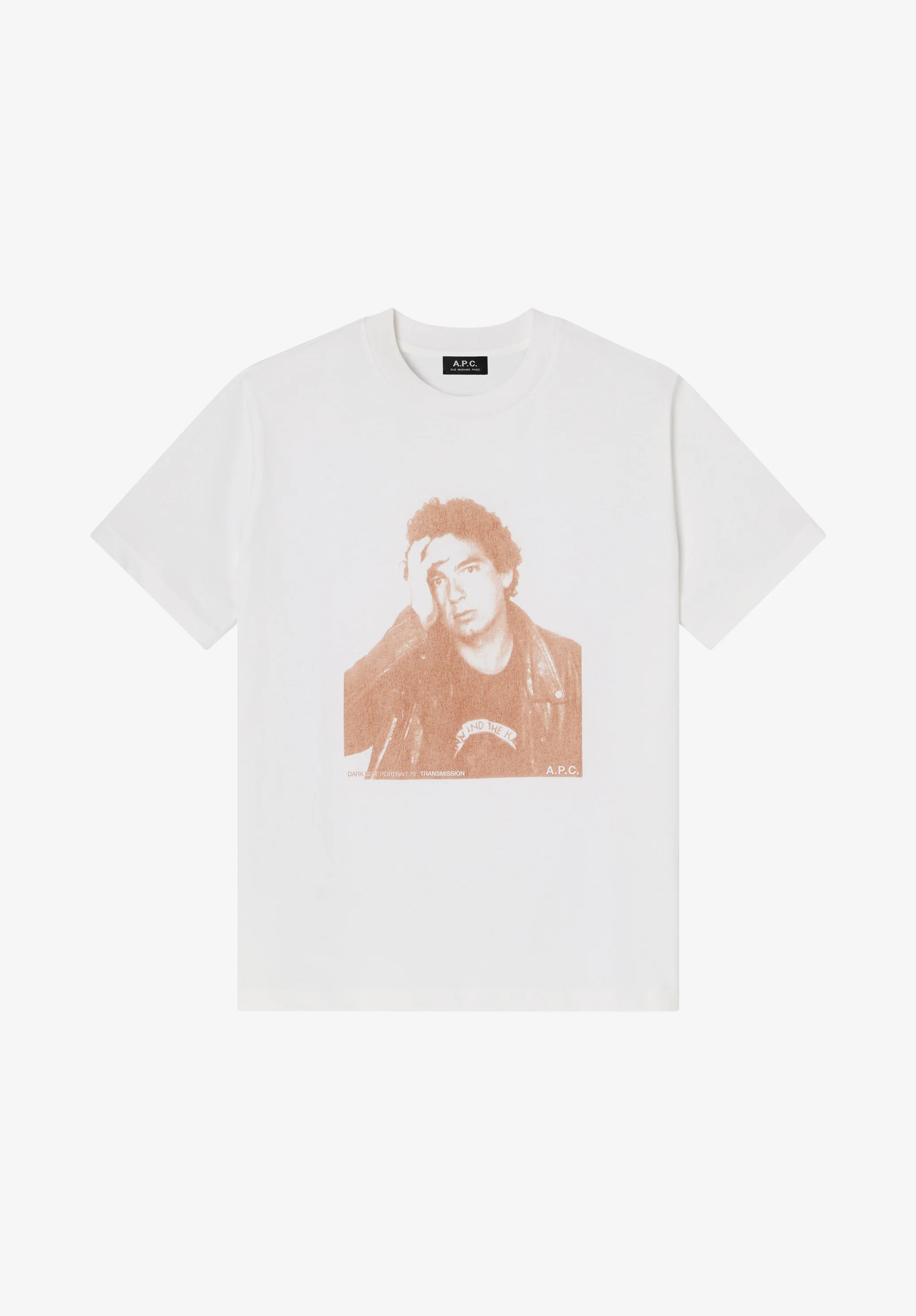 T-shirt imprimé d'une photo de Jean Touitou - Blanc