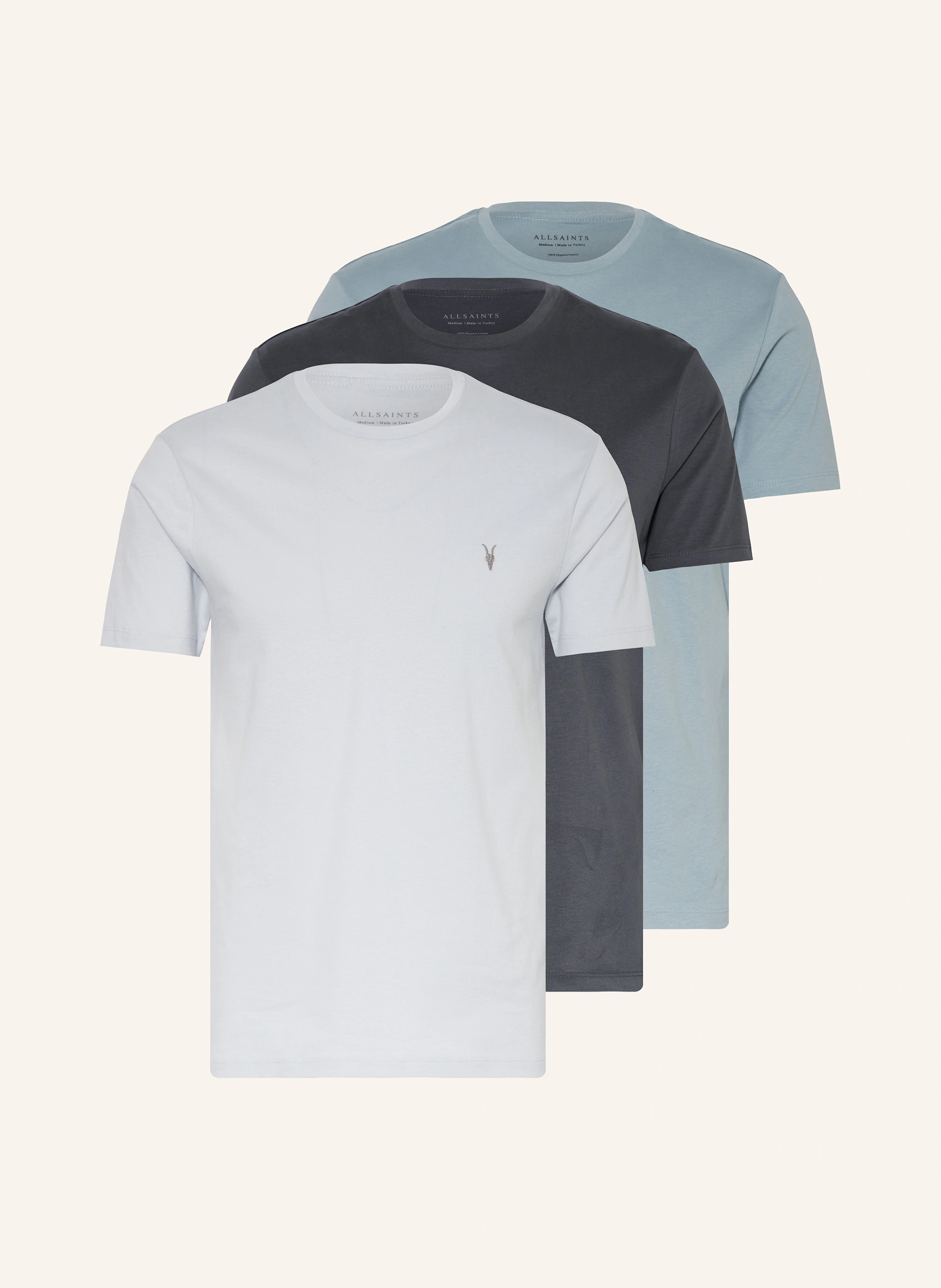 ALLSAINTS 3er-Pack T-Shirts BRACE SS