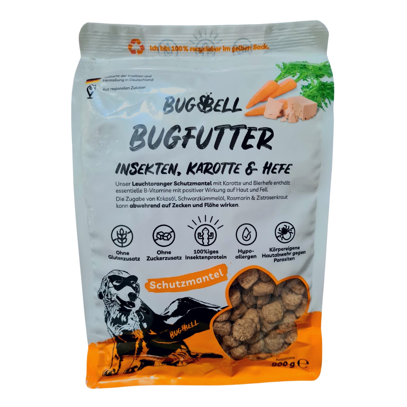 BugBell GmbH BugBell Adult Karotte & Hefe 900 g