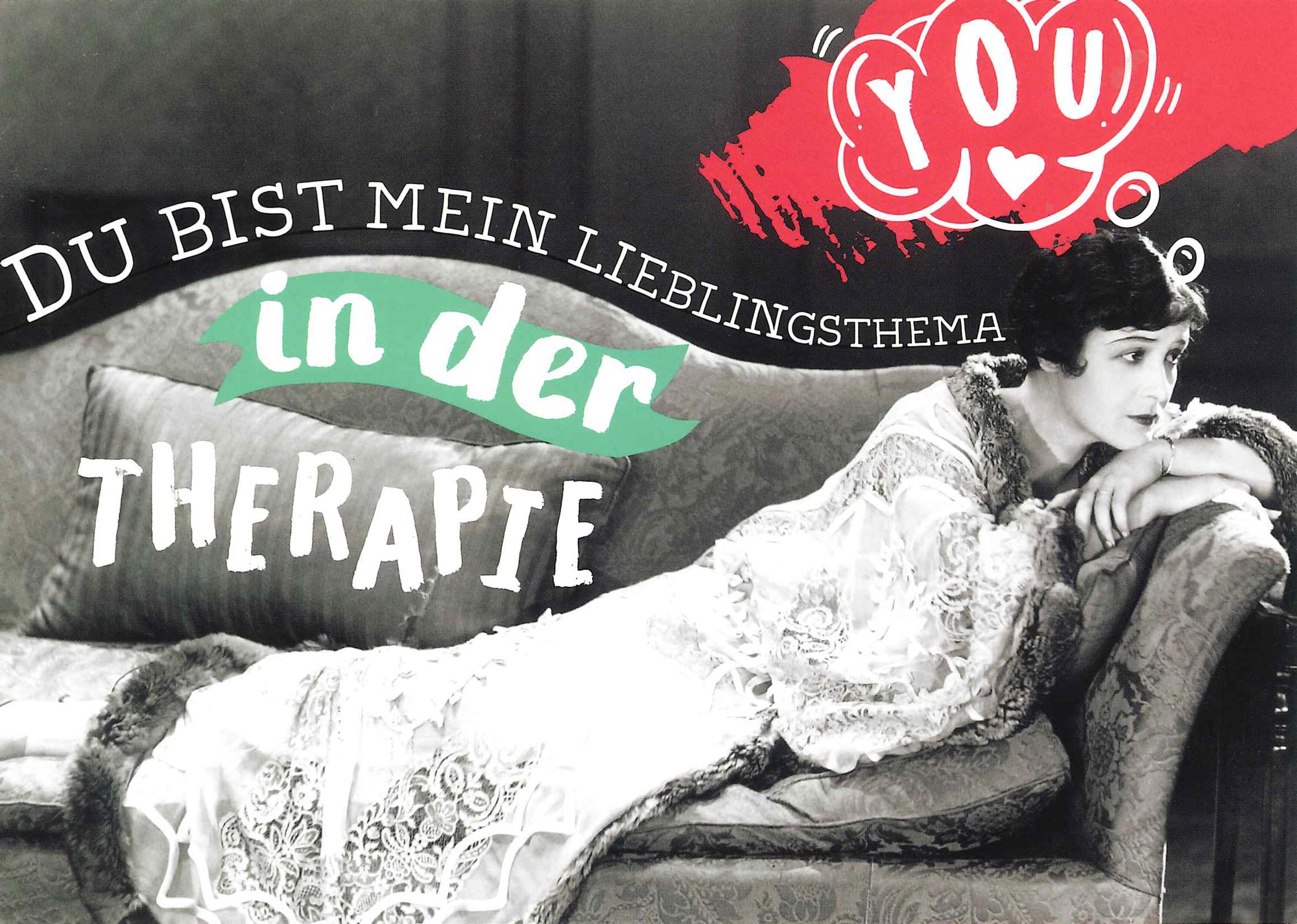 Postkarte 'Du bist mein Lieblingsthema' günstig bestellen