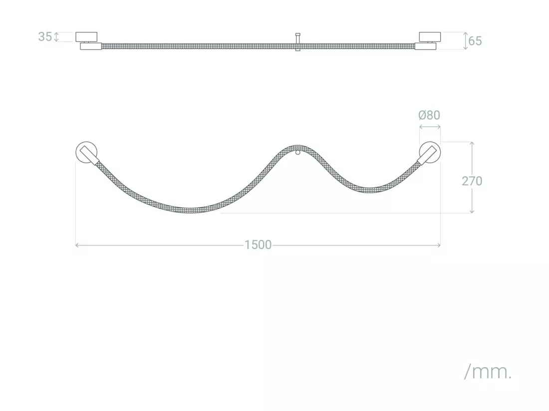 Applique Murale LED 12 W Silicone Galati 3000K Blanc chaud