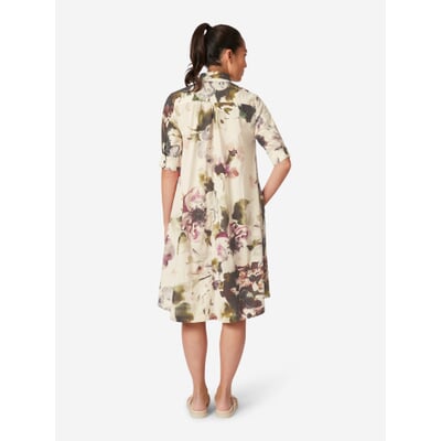 Damenkleid geknöpft, Multicolor
