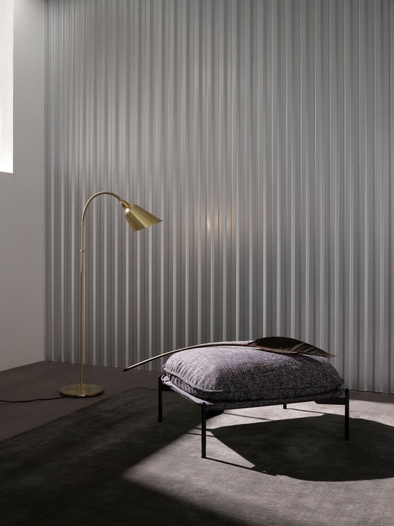 &tradition Bellevue vloerlamp Black & Brass