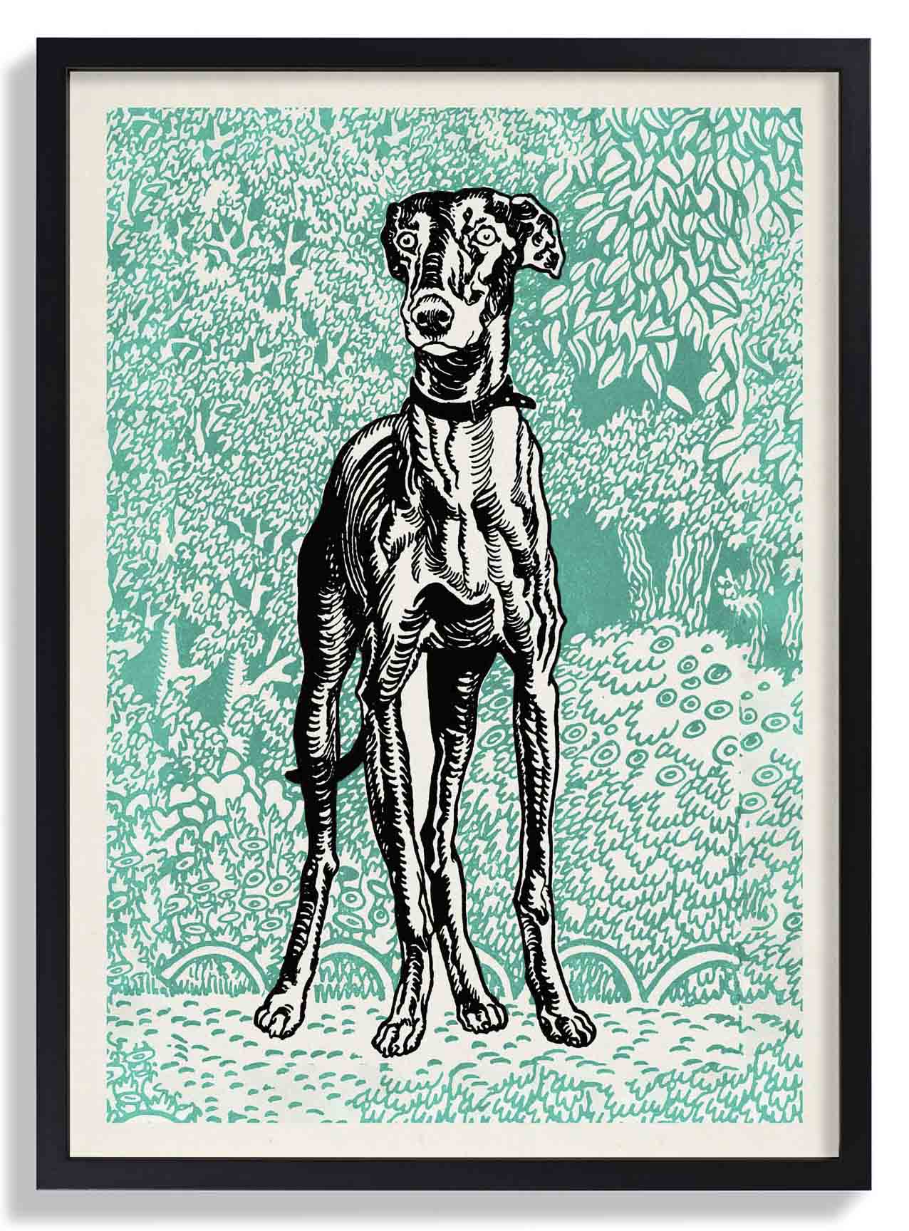 Windhund Nr. 2 von Moritz Jung