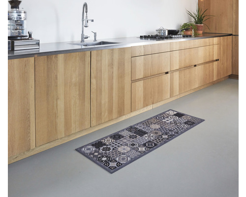 Vuilvangmat Cook&Wash patchwork tegels 50x150 cm