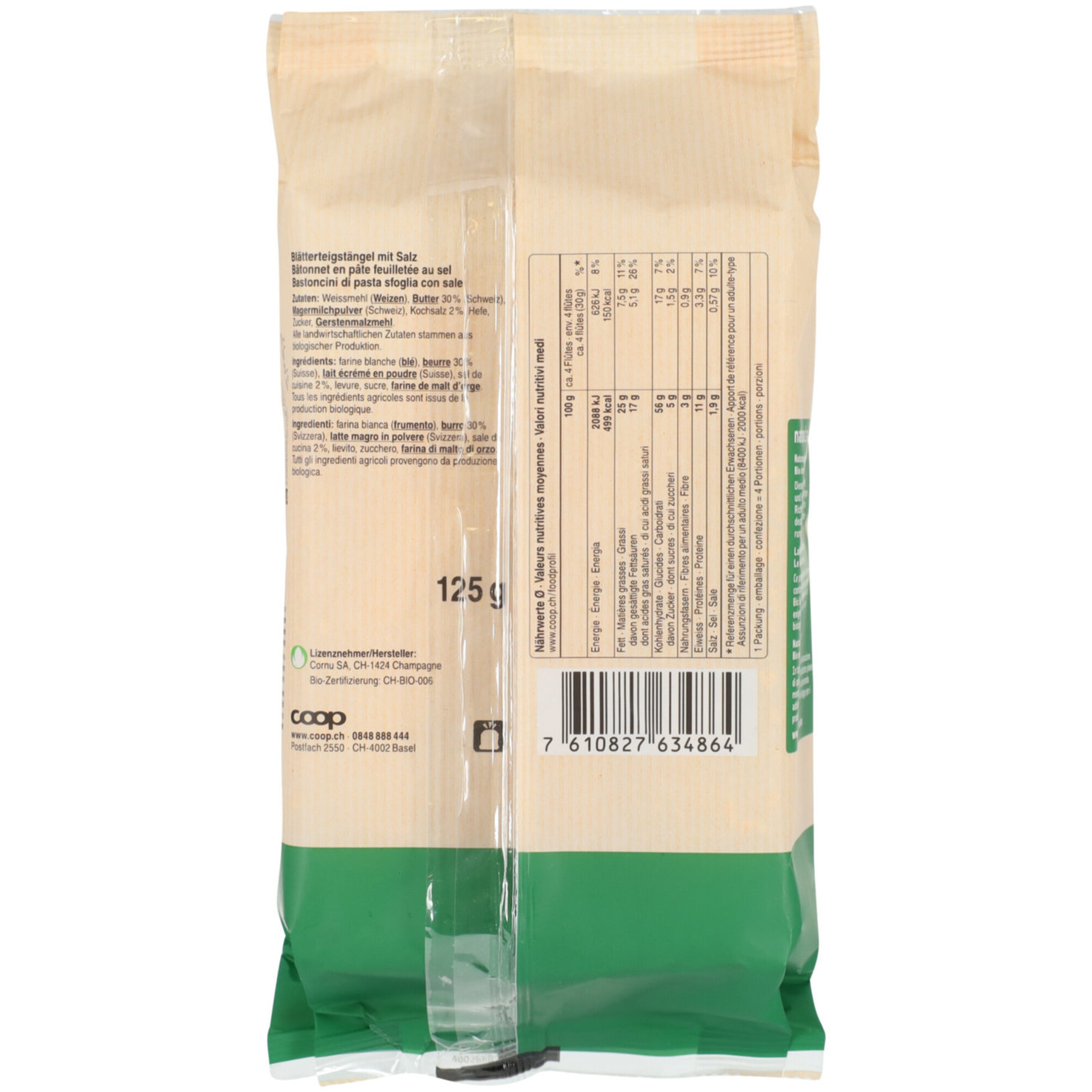 Naturaplan Bio Flûtes gesalzen