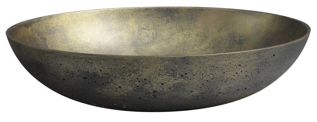 Sapho Formigo betonnen wastafel goud 60x14x40cm
