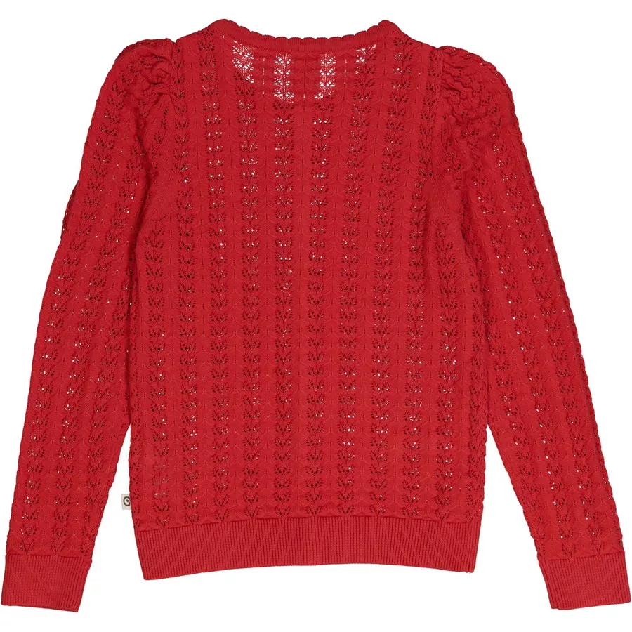 Müsli Strickjacke Applered