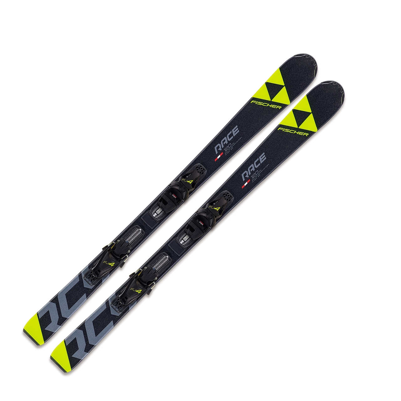 Fischer RC4 Race Jr. 90-120cm 2019/20 - 100 Fischer FJ 4 GW AC solid black/yellow (Z-Wert 0,75-4,5)