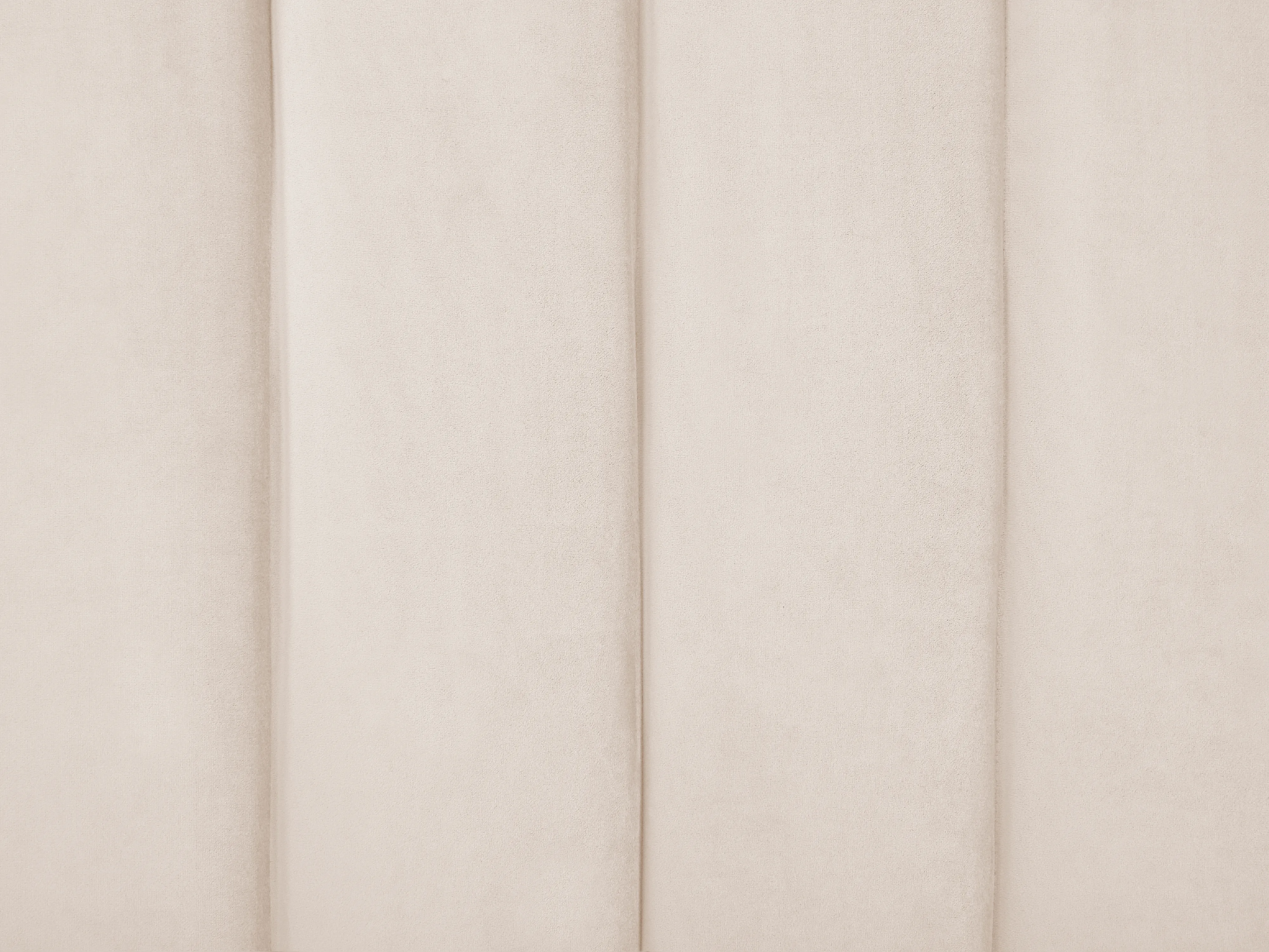 Bed Fluweel AMBILLOU 180 x 200 cm Lichtbeige