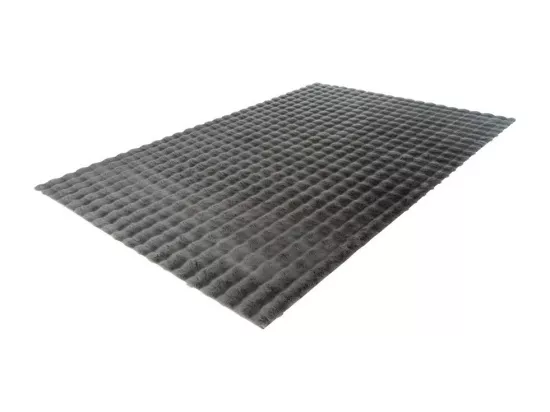 Tapis 230x160cm, design H008Y coloris graphite - Confort et élégance pour votre intérieur