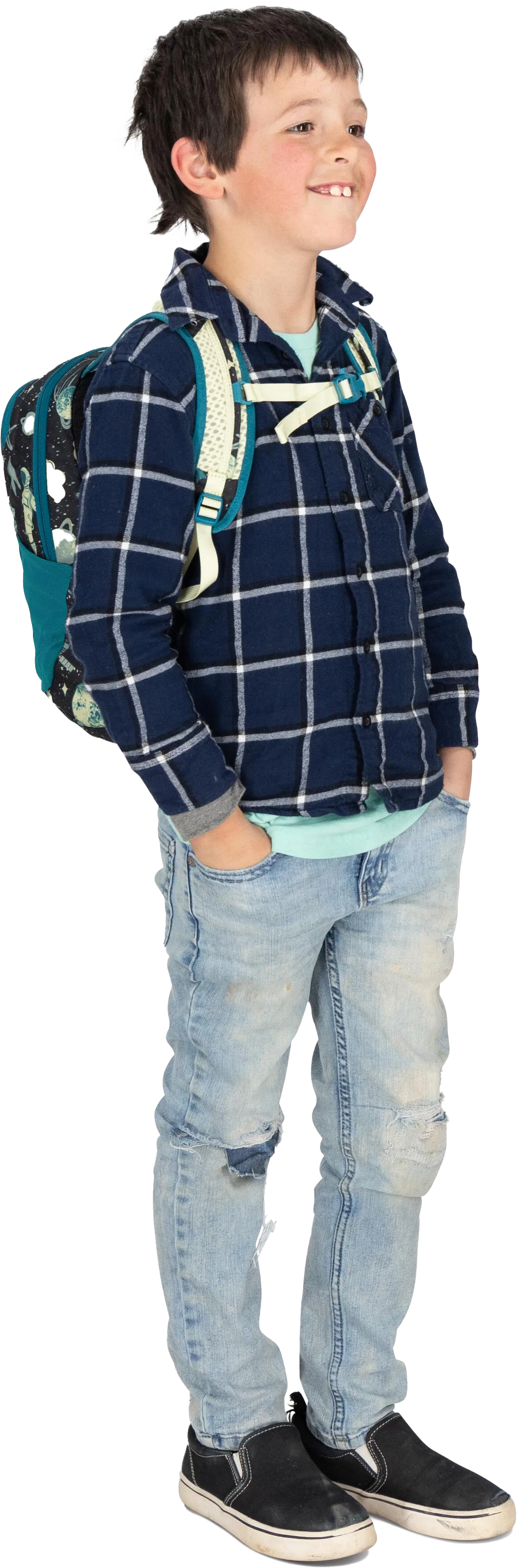 Osprey Kids' Daylite Jr Space Travel Print/Antique Blue