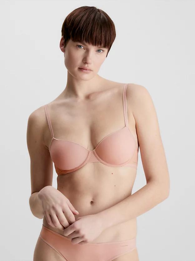Sutiã camiseta - Marquisette transparente