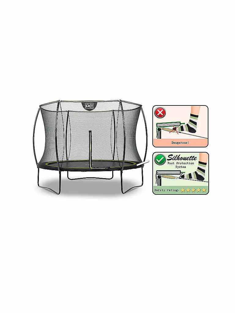 EXIT TOYS Silhouette Trampolin 244cm keine Farbe