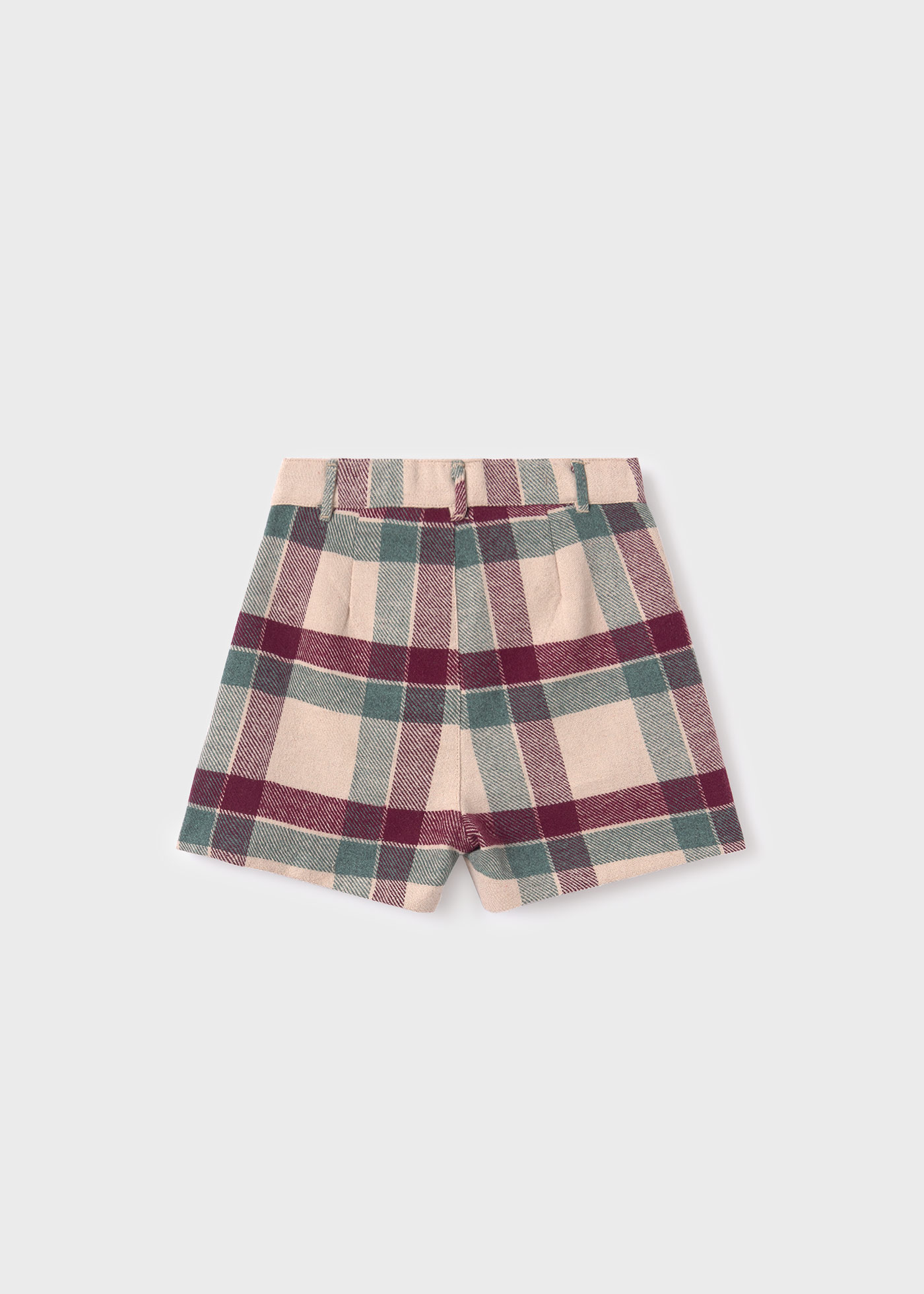 shorts xadrez para meninas