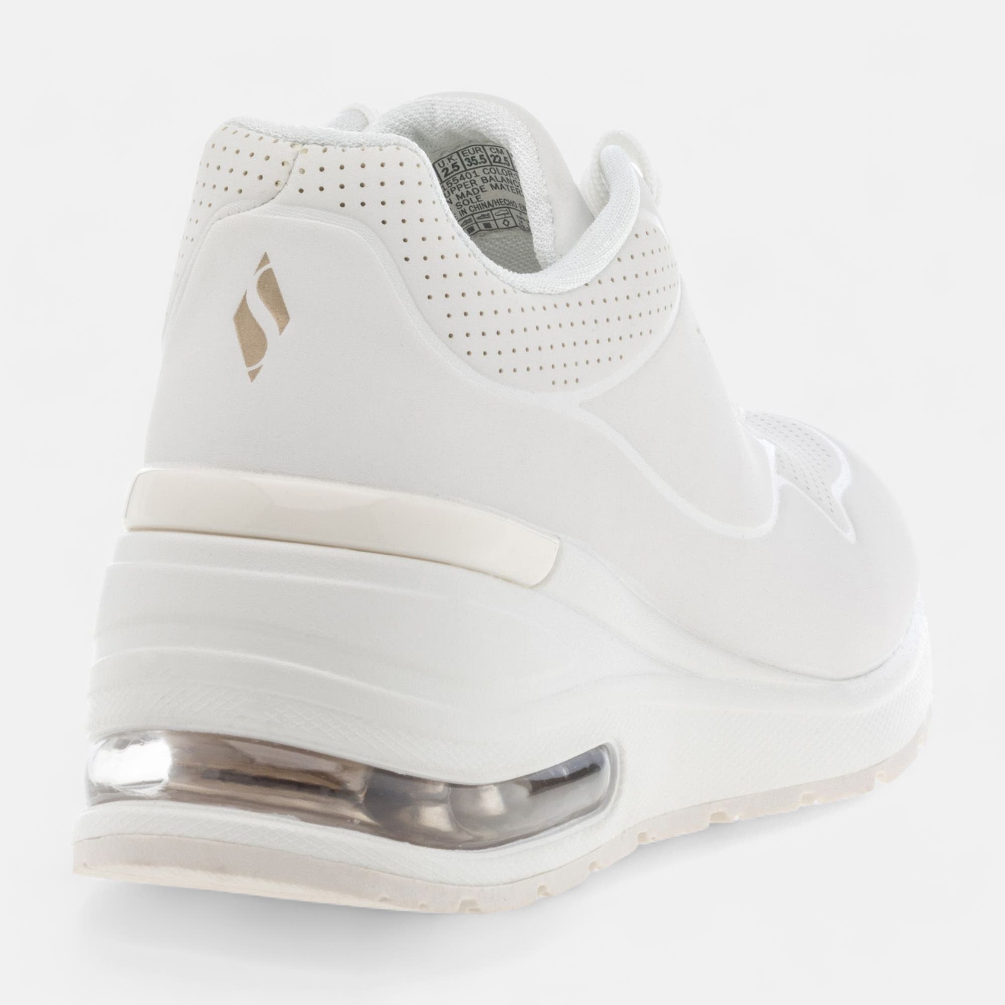 Sneakers à talon compensé Femme blanc