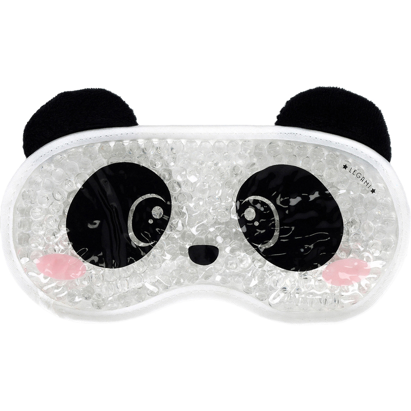 Legami Gel-Augenmaske Chill Out, Panda, silber/schwarz