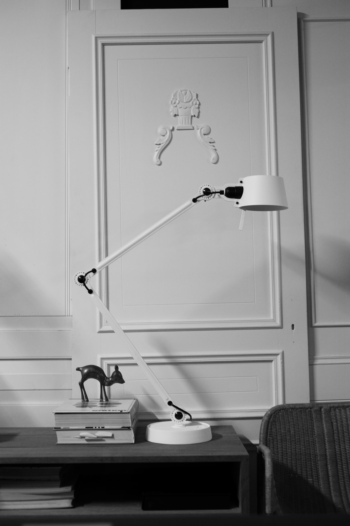 Bureaulamp Bolt met voet 2 armen daybreak rose