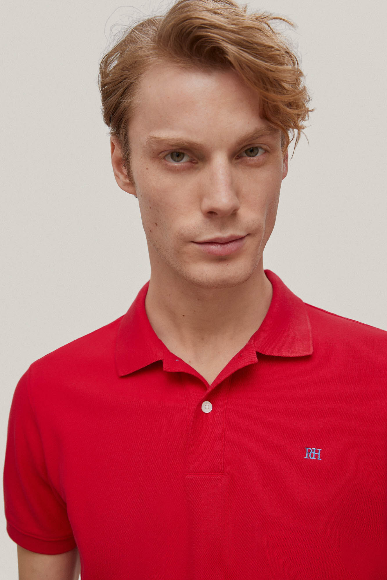 Logotipo Polo Piqué - Vermelho