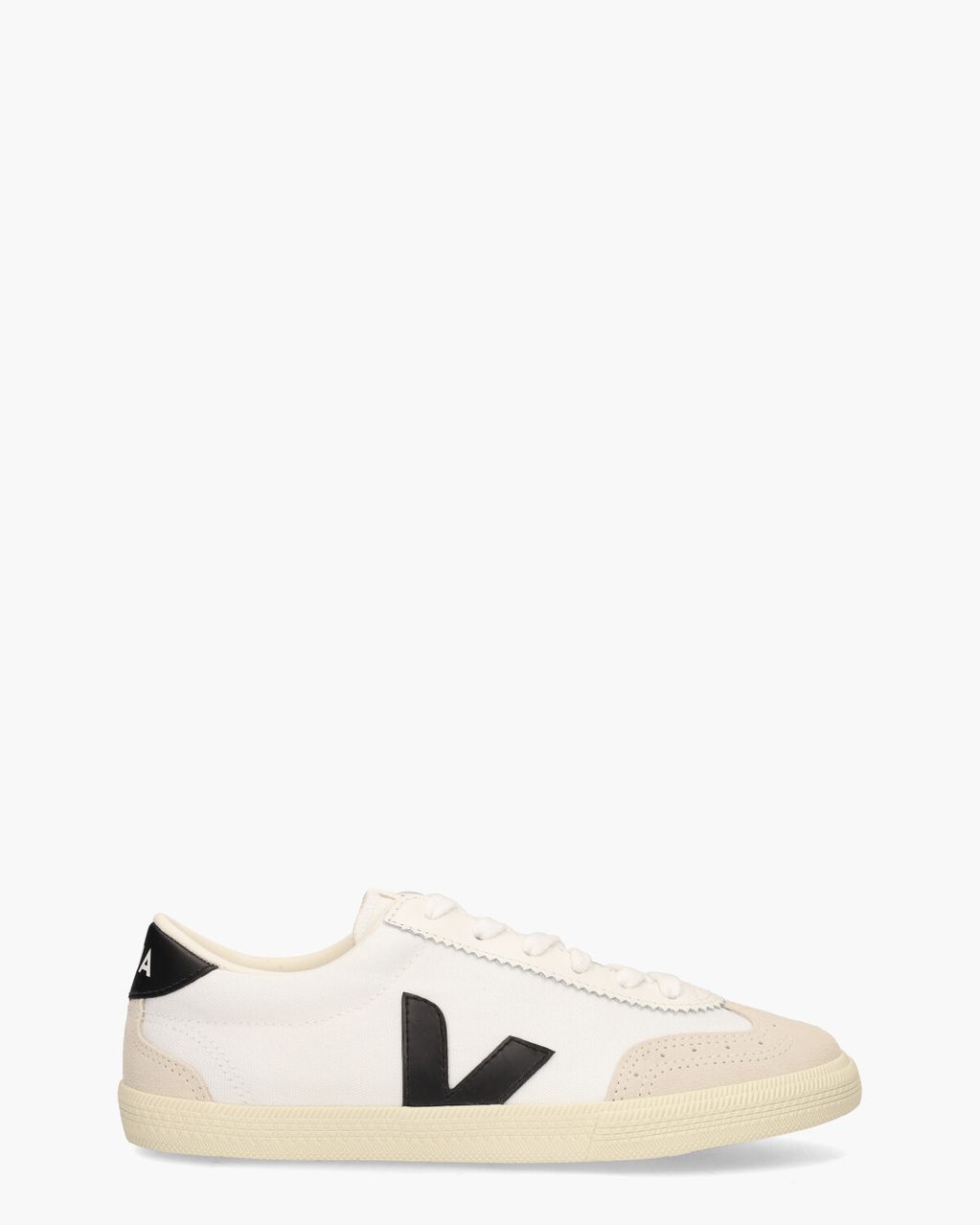Veja Volley Canvas Wit/Zwart Herensneakers