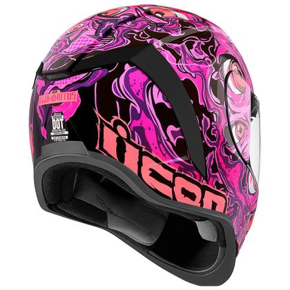 Casque Icon AIRFORM - ILLUMINATUS - Rose