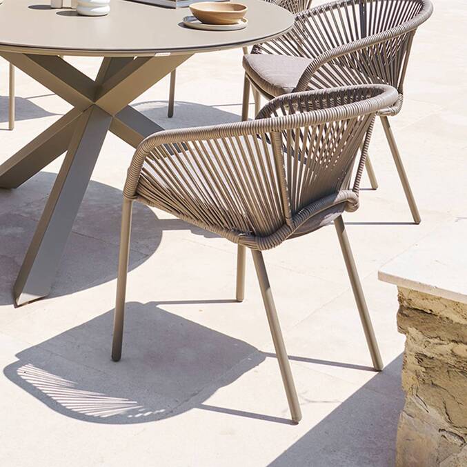 Fauteuil de jardin ORYON Café