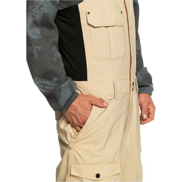 Pantalon de ski QUIKSILVER UTILITY BIB PALE KHAKI