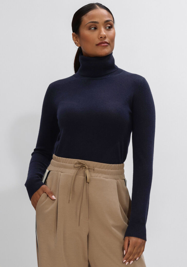 donkerblauwe max mara trui educata