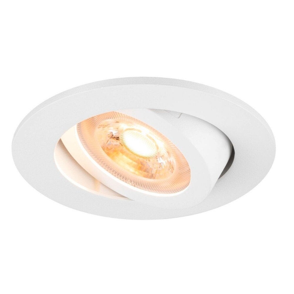 Nieuwe Tria inbouwplafondlamp in wit GU10 82mm rond