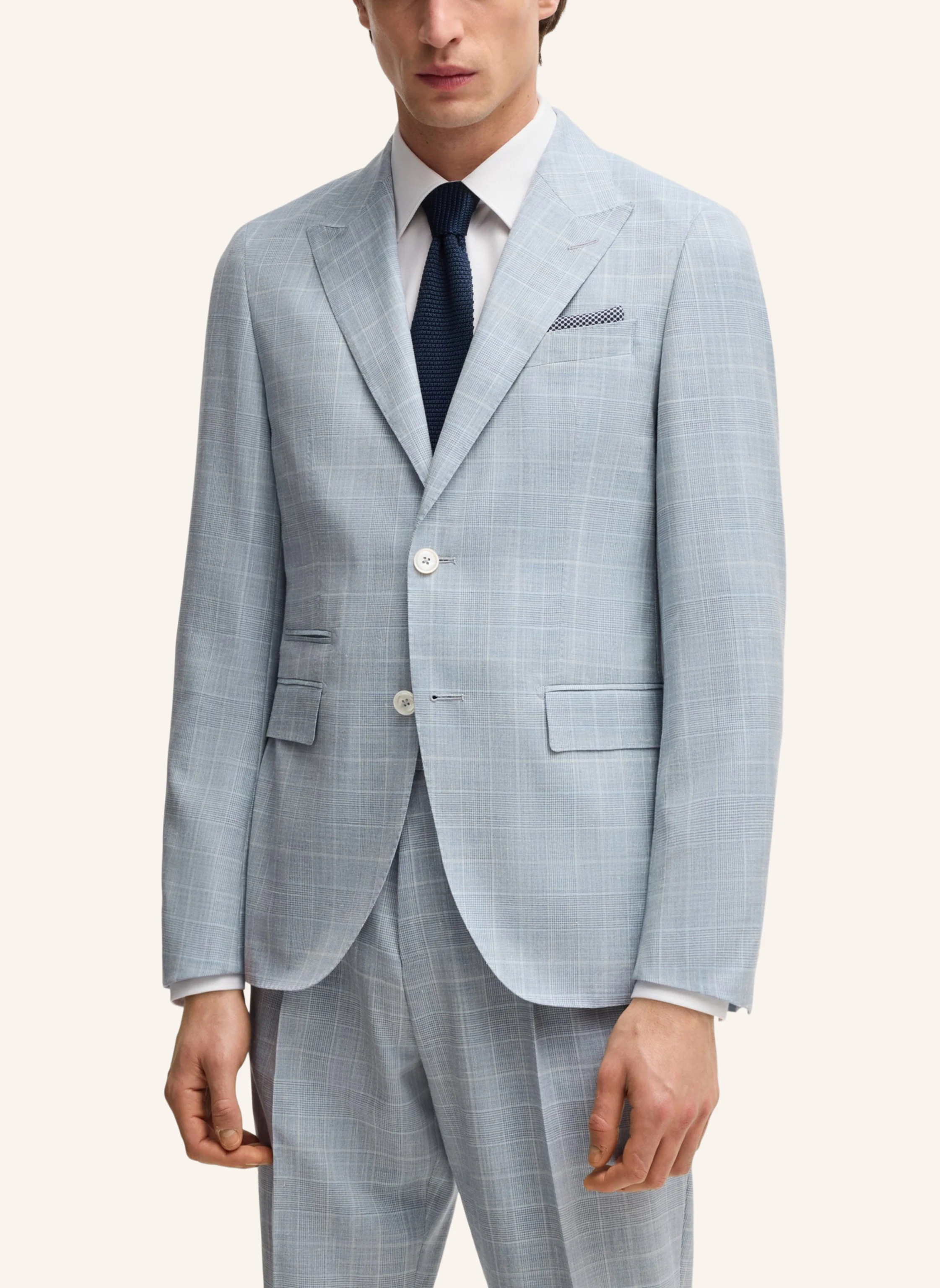 BOSS Business Anzug L-HESTON-2PCS-PK-251 Slim Fit