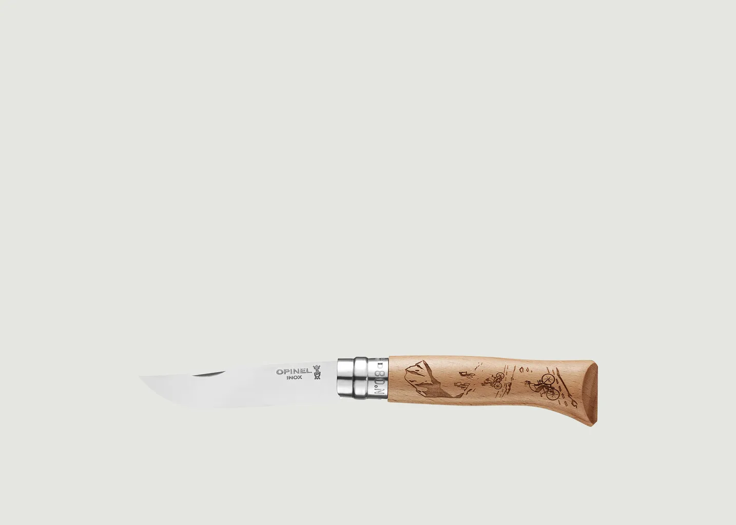 Couteau N°8 Gravure Velo Opinel