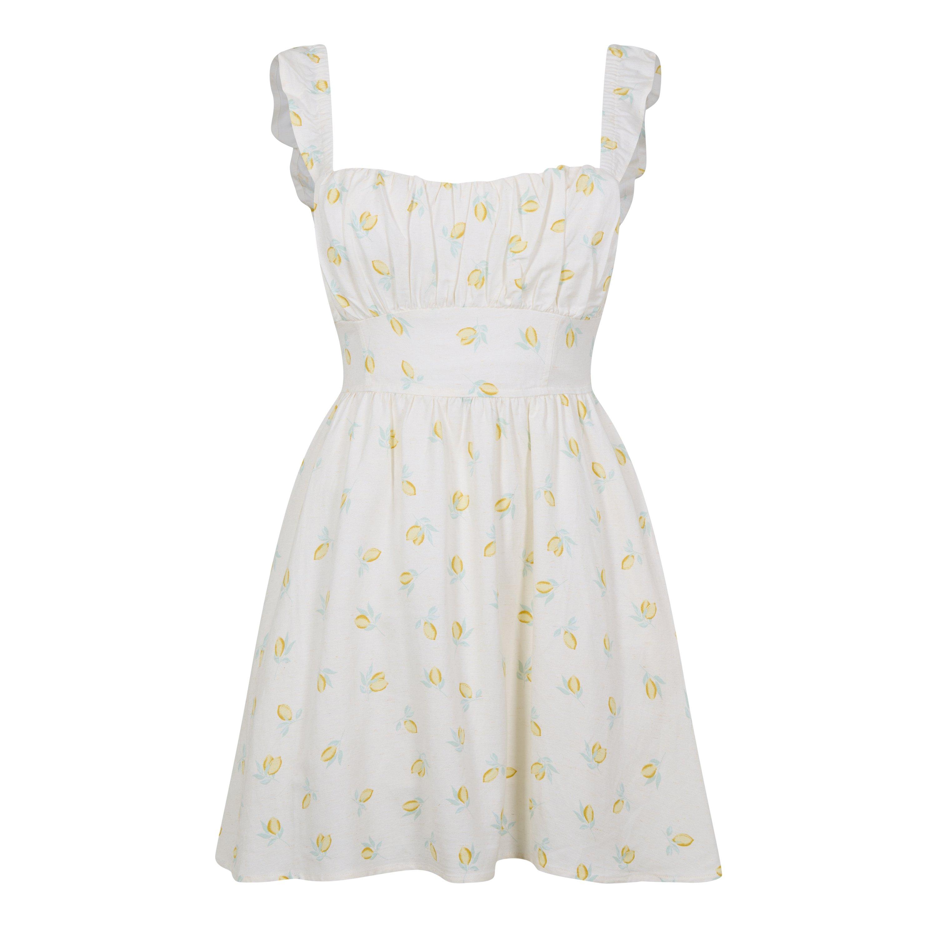 Jack Wills JW Patterned Tie Back Dress