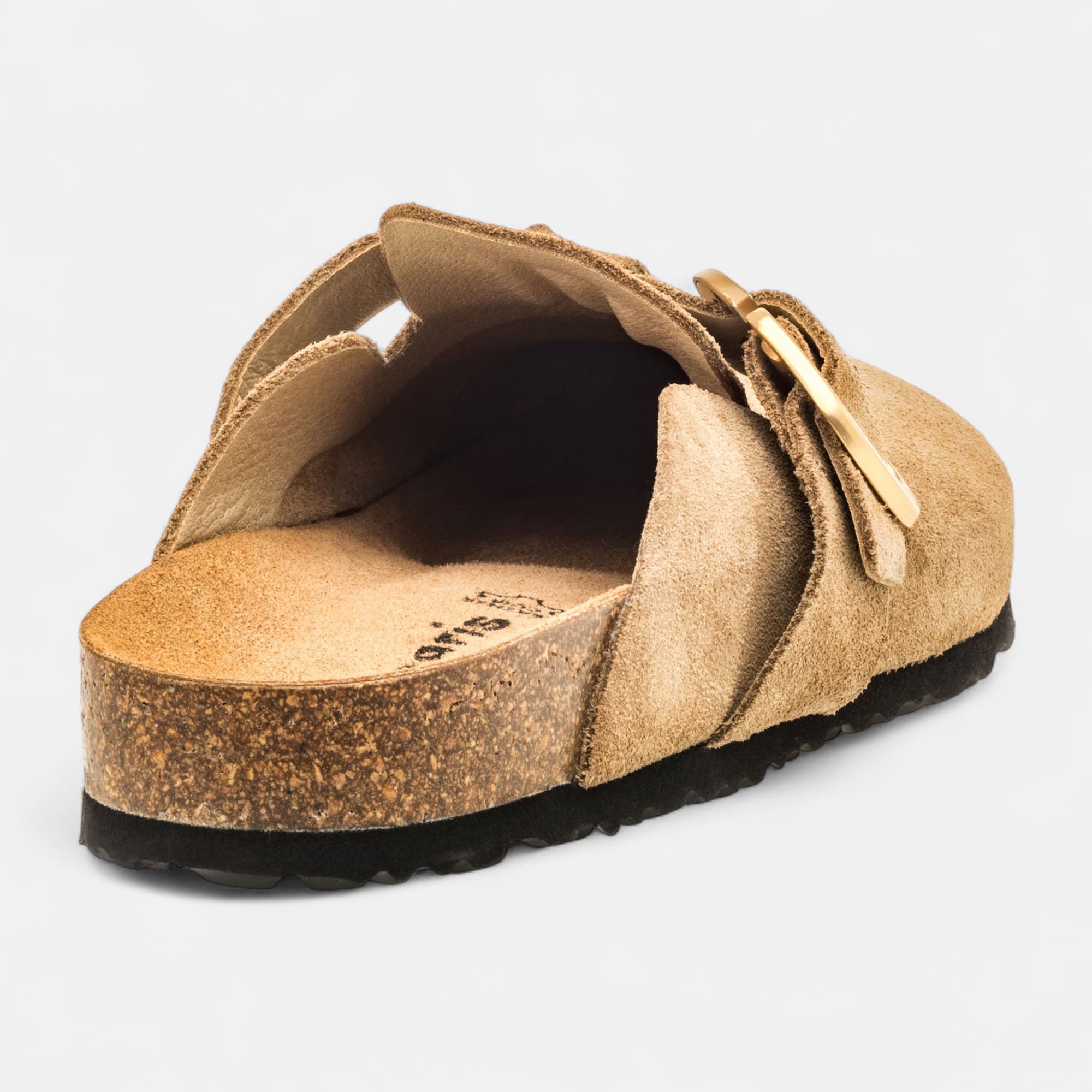 Mules Femme en cuir beige