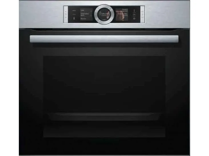 Bosch Serie | 8 HSG636BS1 - Ovn - med dampfunktion - til indbygning - niche - bredde: 56 cm - dybde: 55 cm - højde: 58.5 cm - med selv-rengøring - Klasse A  - rustfrit stål