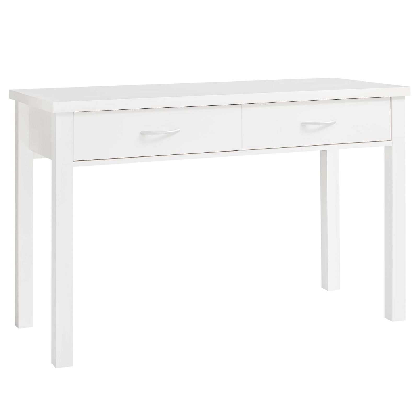 Schreibtisch - weiß - 2 Schubkästen - 120 cm